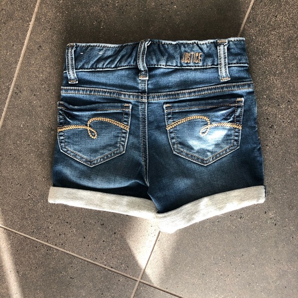 Justice Denim Shorts - Picture 5 of 5
